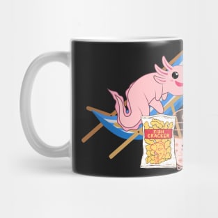 Sweet chilling Axolotl Mexican walking fish Mug